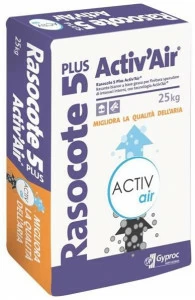 Saint-Gobain Gyproc Белая штукатурка на основе извести и гипса Habito activ’air®
