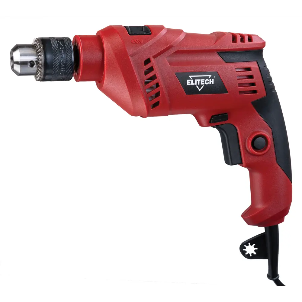 Сетевая ударная дрель Elitech ДУ 06-13РЭ для профессиональных работ 89361449 STLM-1375290 - Вид №2