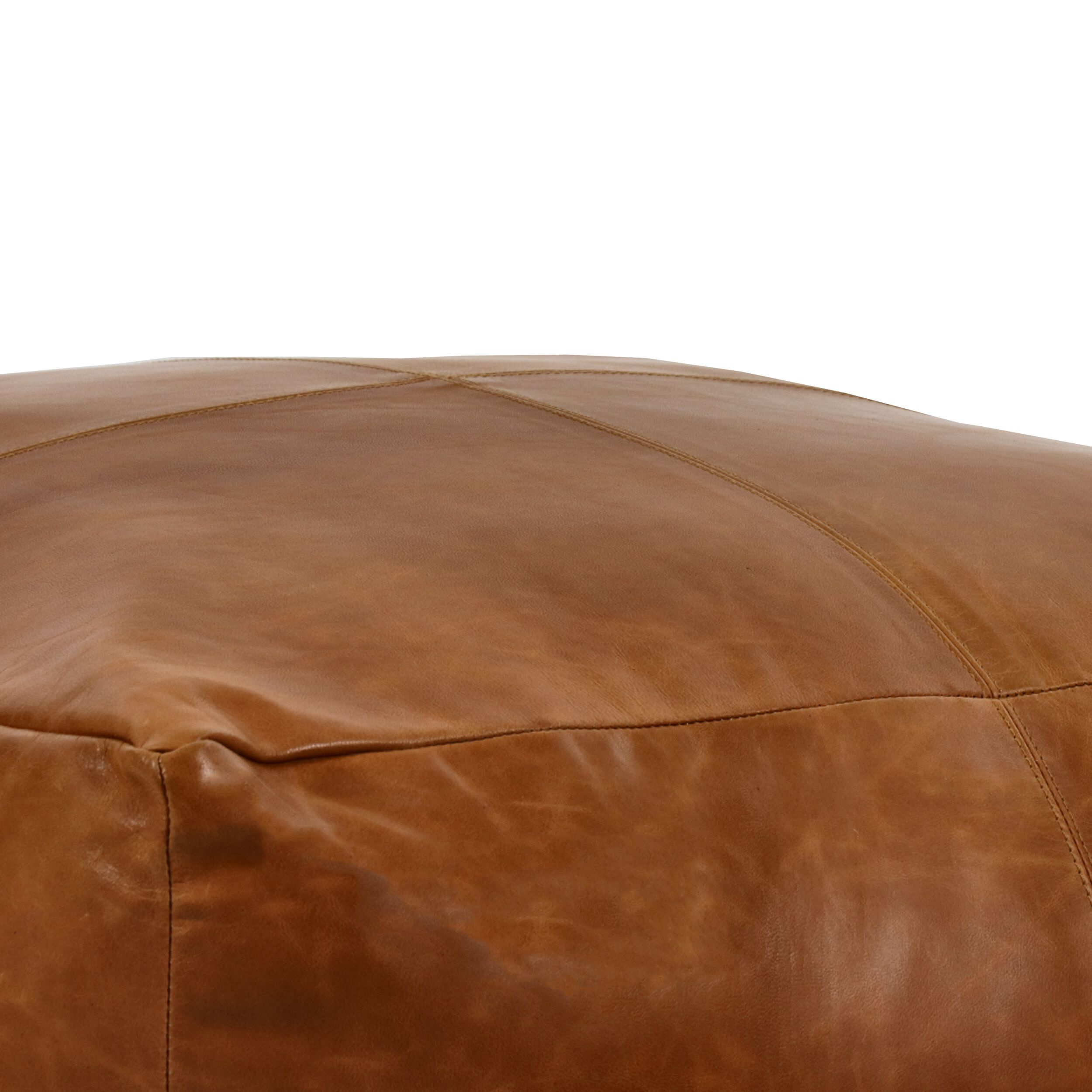 Кожаный квадратный пуф POMAX Рэмбо ARCH-00040123