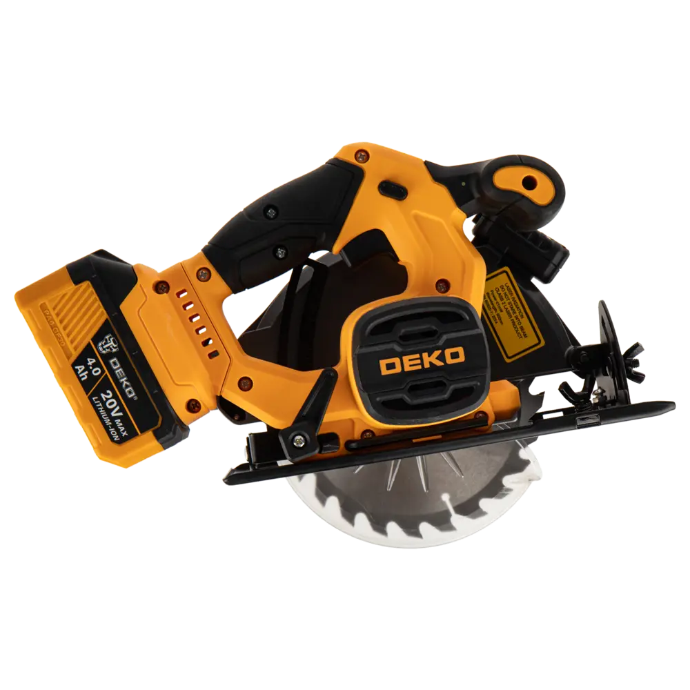 Аккумуляторная циркулярная пила DEKO DKCS20V с АКБ 4.0Ач 89372994 STLM-0843226 - Вид №2