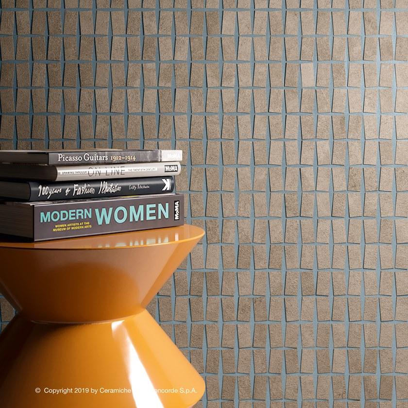 Atlas Concorde Белая плитка для стен с эффектом бетона Raw sun-id-1483334 - Вид №53