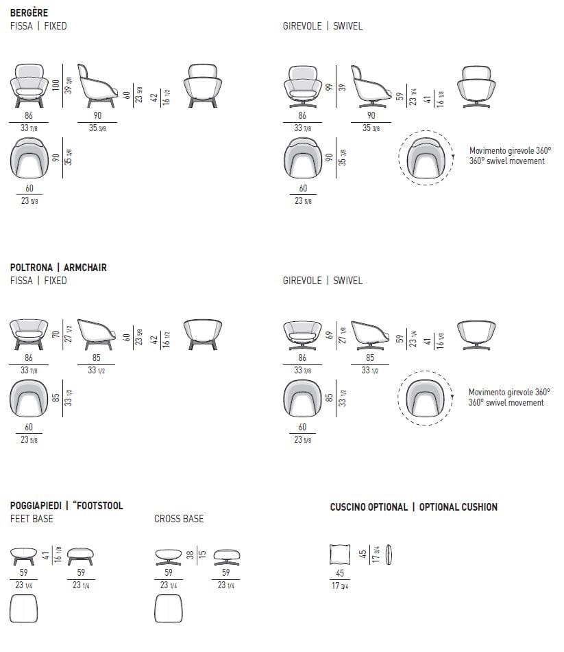Кресло Minotti Рассел ARCH-00090602 - Вид №2
