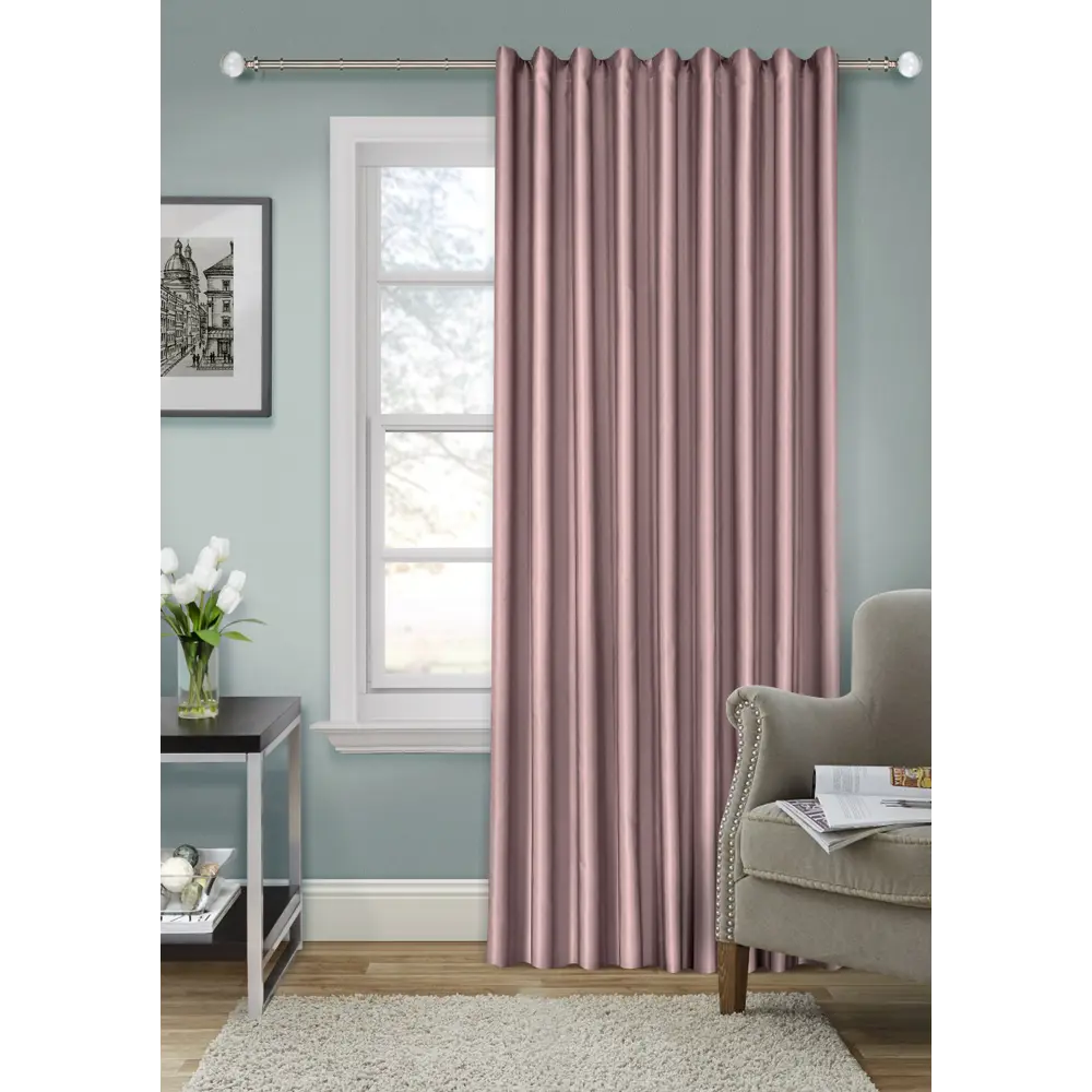 Штора на ленте Light 160x280 см цвет розовый 84653262 STLM-2053456 MIAMOZA  - Вид №3