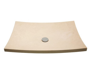 Умывальник с одной столешницей из камня Лечче