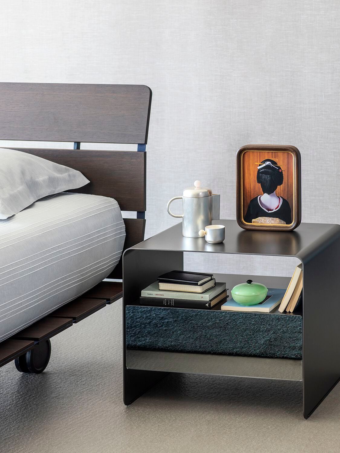 Деревянная односпальная кровать Flou ARCH-00078312 - Вид №2