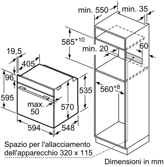 Siemens Встроенная пиролитическая духовка Iq500 Hb478g5b6  - Вид №5