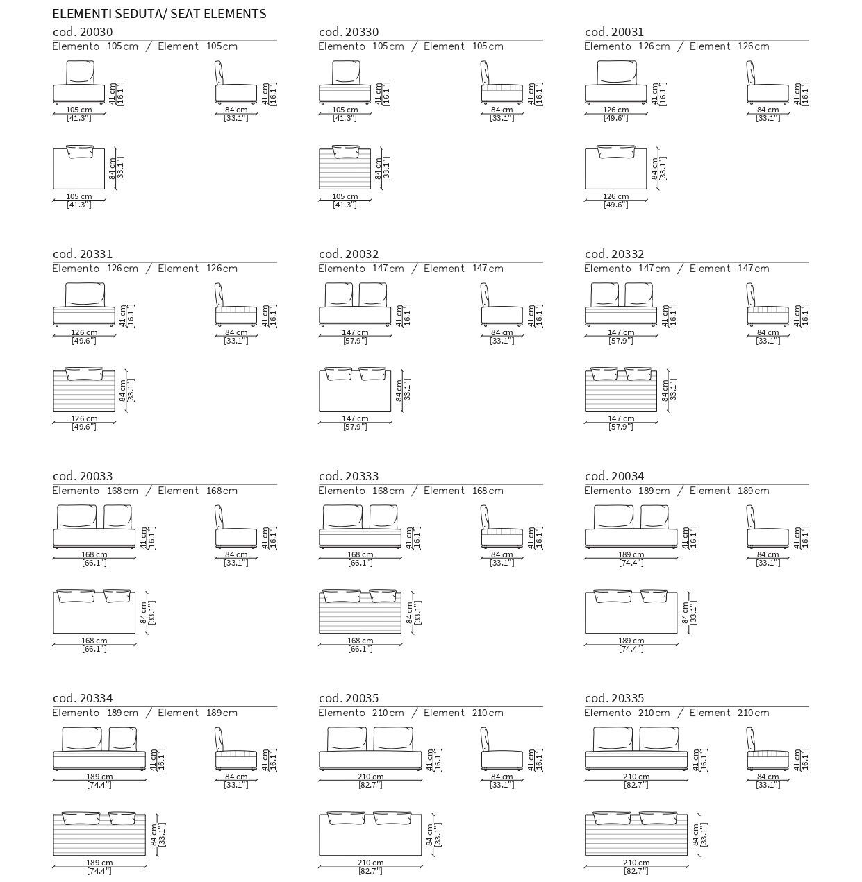 Двусторонняя ткань диван Frigerio Эдди ARCH-00000738 - Вид №11