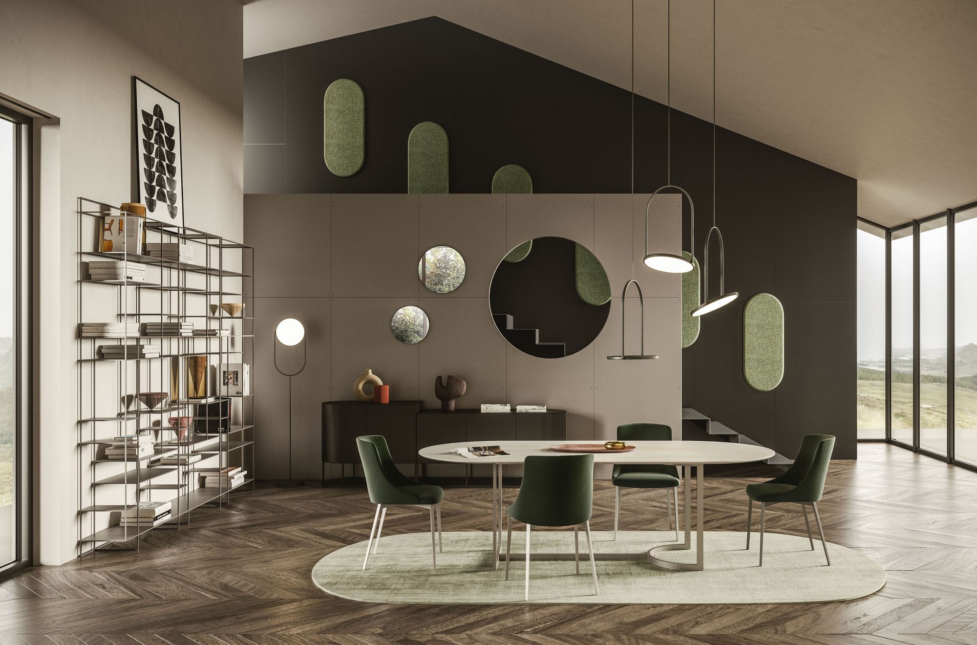 Регулируемый металлический светодиодный торшер с диммером Ronda Design Lift ARCH-00088060 - Вид №1