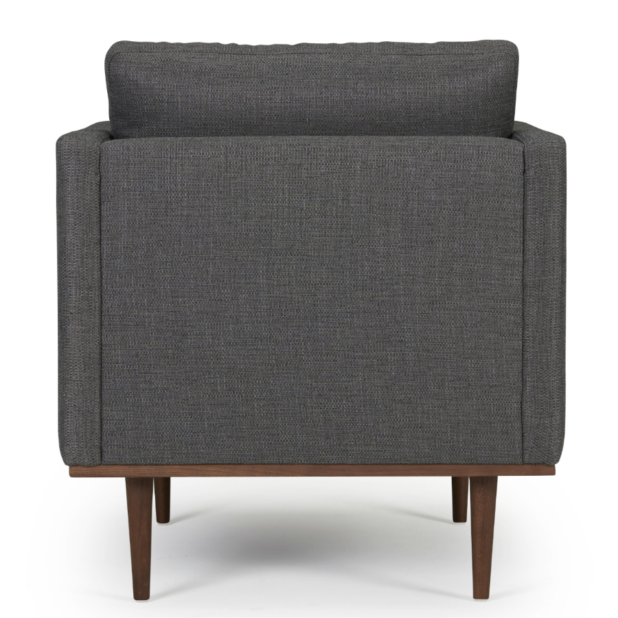 Кресло Vigo, дуб/орех, темно-серое Kragelund 37201208161 - Вид №4