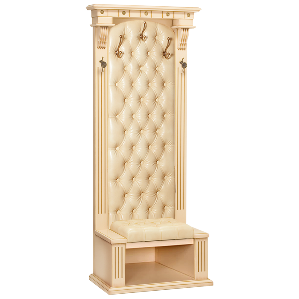 11133 Прихожая с полкой для обуви Тауэр 3 Айвори Беж BOGACHO 4627138225271