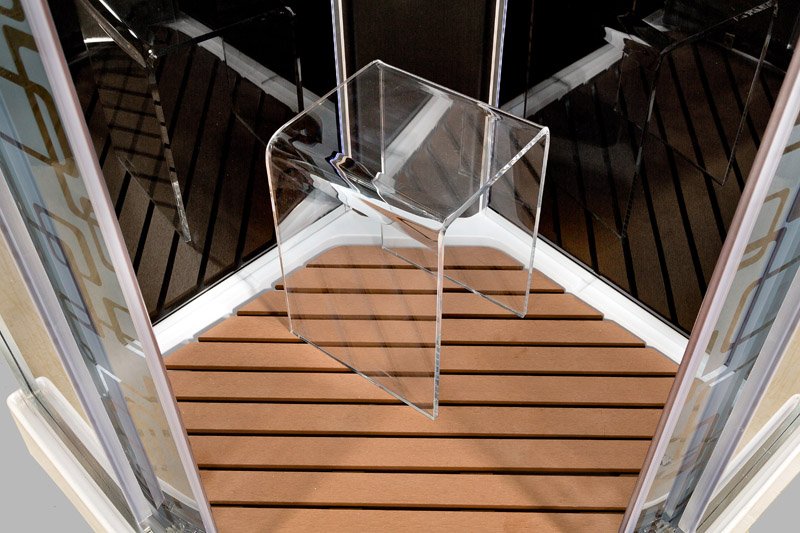 V8015 Душевая кабина DETO Серия V BМ1590 LED с гм. BLACK - Вид №5