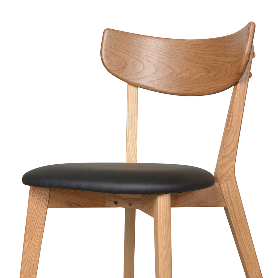 26880200 Стул , pero, pu-кожа, черный Unique Furniture  - Вид №26