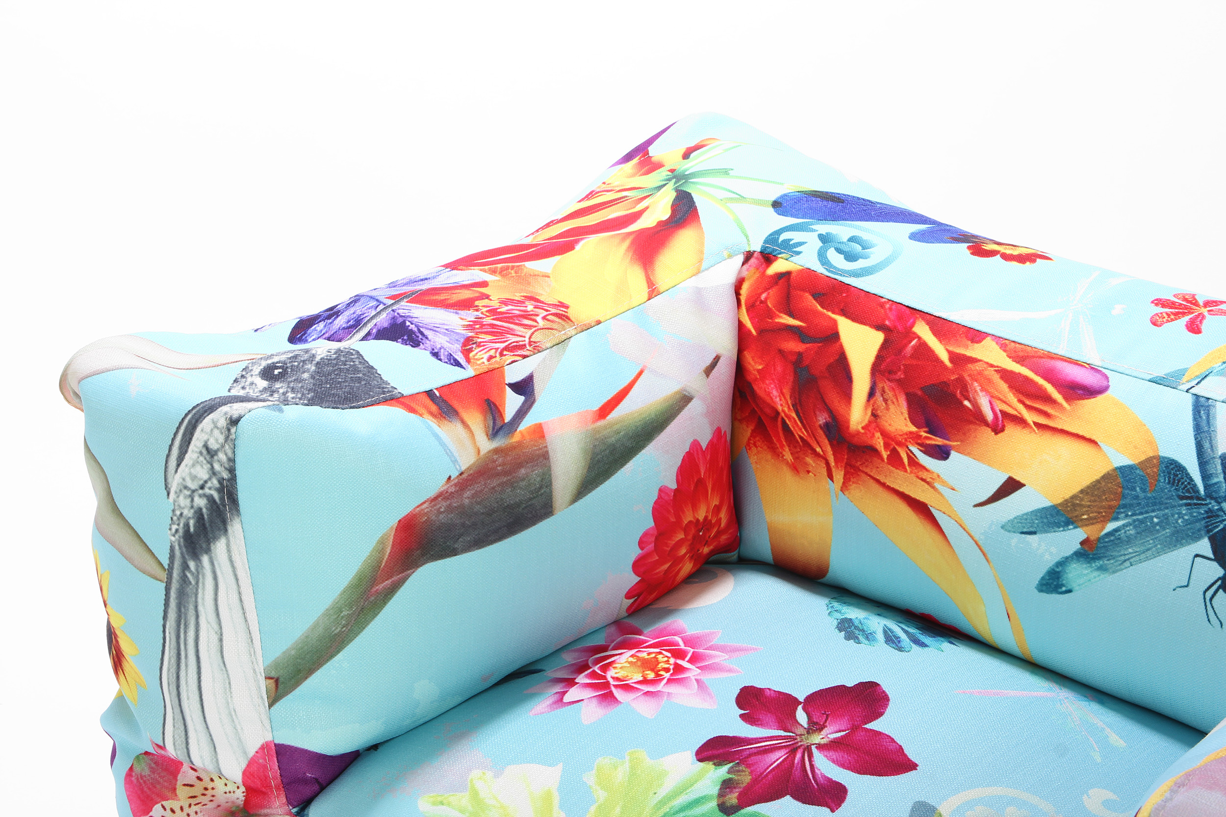 2000983113535 Кресло бескаркасное с пуфом Odeon LAZY LIFE PARIS  - Вид №1