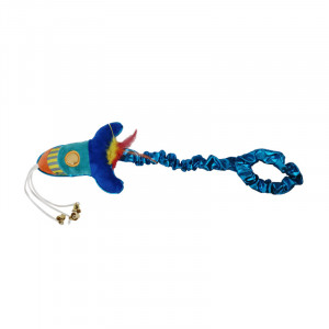 ПР0050374 Игрушка для кошек Super Space Дразнилка Ракета с колокольчиками CHOMPER