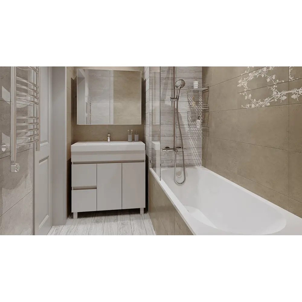 Плитка настенная Wood Fumo 30х60 см 1.62 м² цвет серый BELANI STLM-2148734 - Вид №7