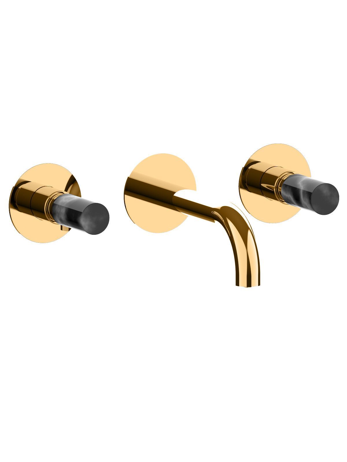 Настенный смеситель для раковины с 3 отверстиями без слива Rubinetterie Frattini Pepe XL ARCH-00037632 - Вид №14