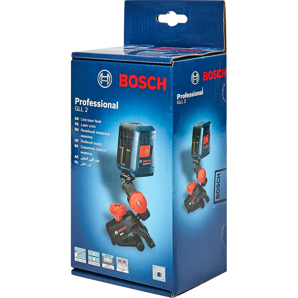 Лазерный нивелир Bosch GLL 2, дальность до 10 м 82764065 STLM-2163379 BOSCH PROFESSIONAL  - Вид №4