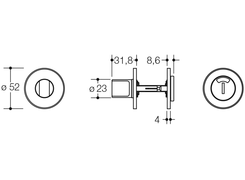 306.23XINR туалетная розетка HEWI Komponenten | Ersatzteile  - Вид №1