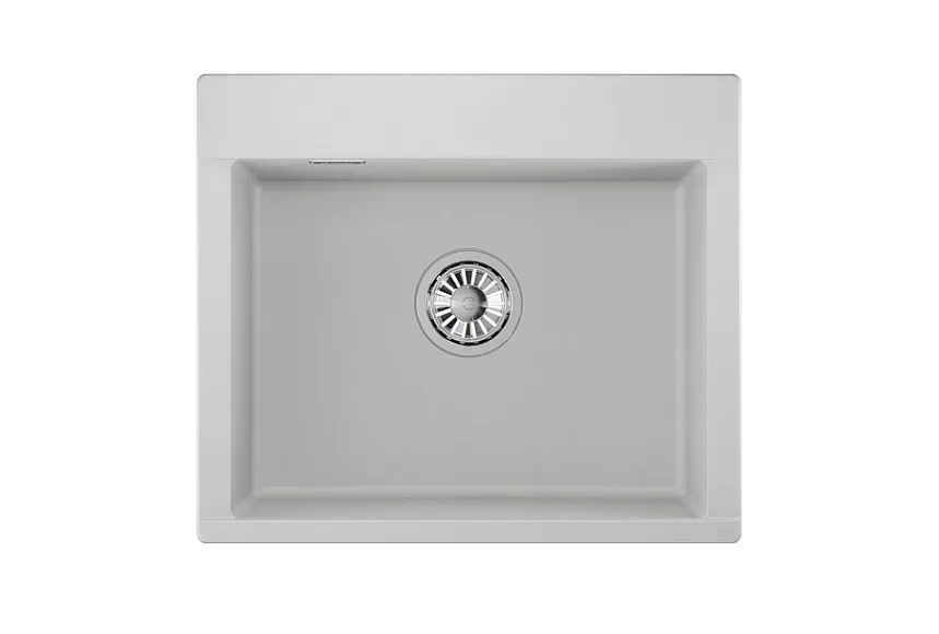 ES-5804, АРКТИК (БЕЛЫЙ), кухонная мойка, кварц, ESTETICA GRANULA 5804-ST230 - Вид №2