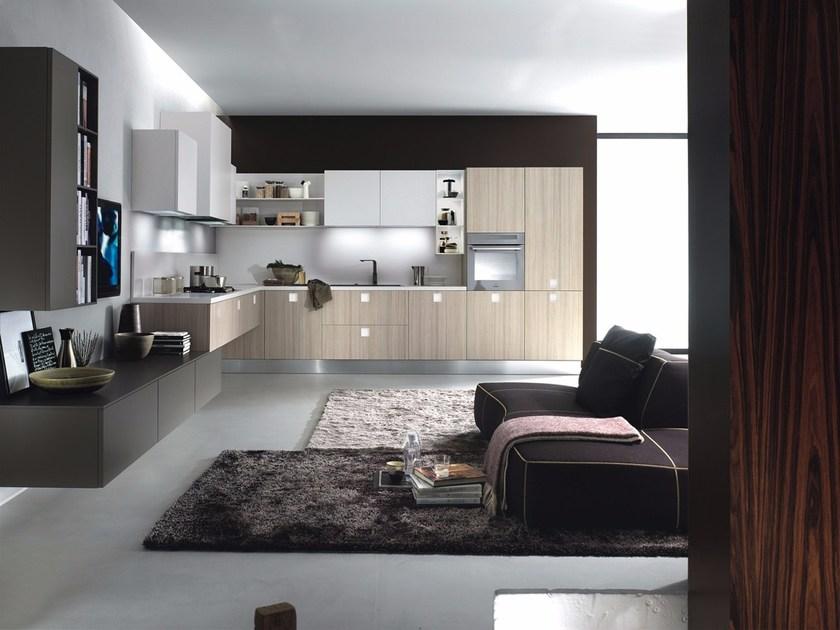 Composit Кухня в современном стиле из дерева с ручками Quadra sun-id-1417535 - Вид №6