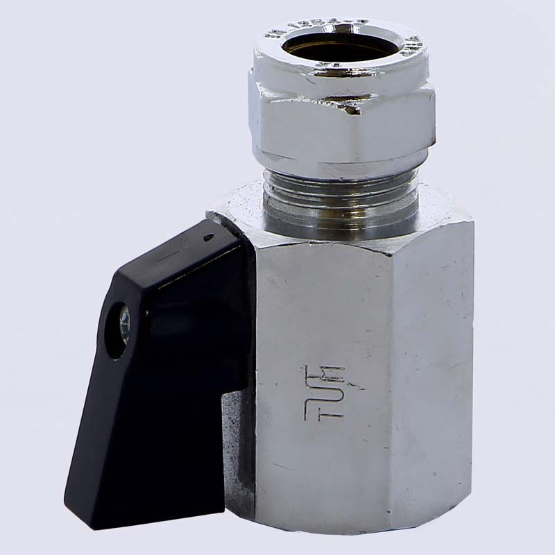 Кран мини обжим-В флажок TIEMME 12x1/2" 2900034 - Вид №5