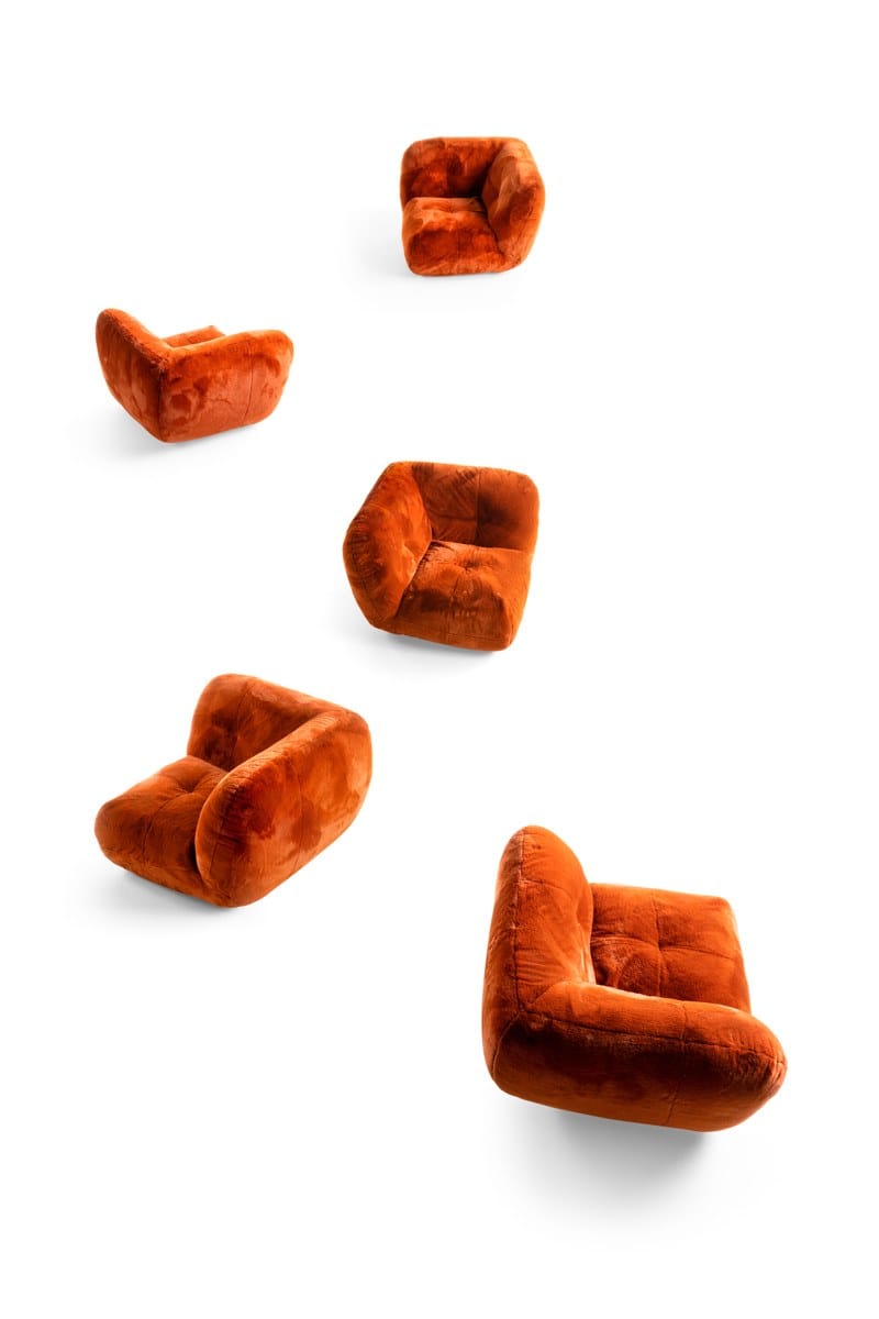 Кожаное угловое кресло Lago HAPPENING - 1460 ARCH-00091730 - Вид №1