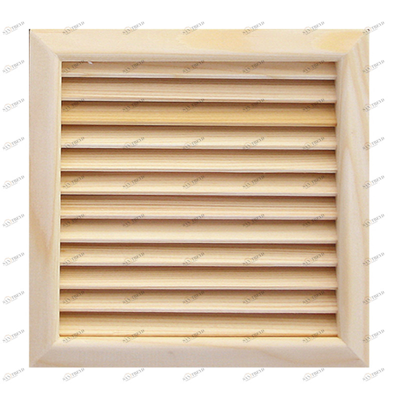 Деревянная вентиляционная решетка, дугласова пихта 172x172 Santreyd sun-id-683928