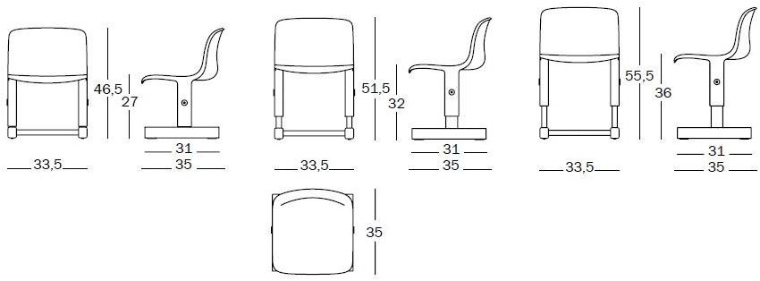 Magis Стул из полипропилена с регулируемой высотой Little big sun-id-1472602 - Вид №4