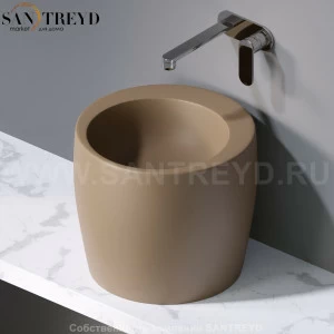 L101132 Накладная раковина на столешницу  круглая A. e T. Italia TOTEM