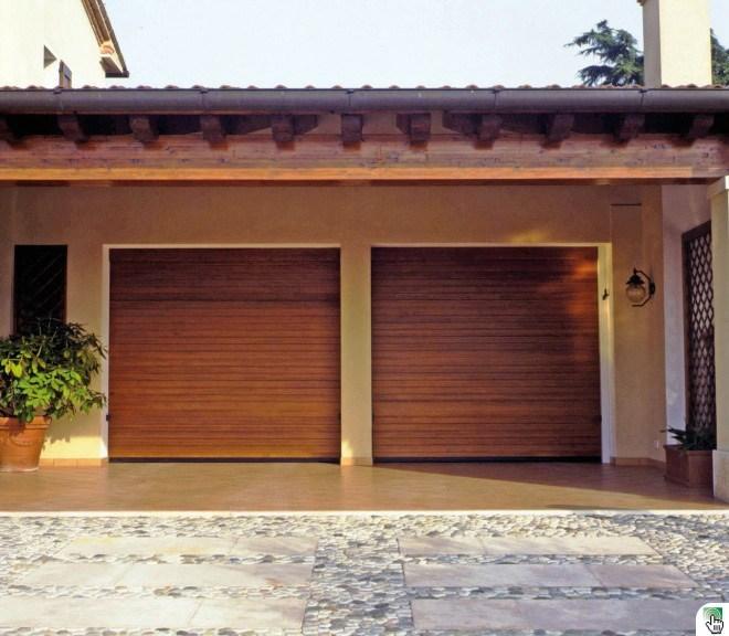 Breda Гаражные ворота из фанеры Wood sun-id-1507720 - Вид №1