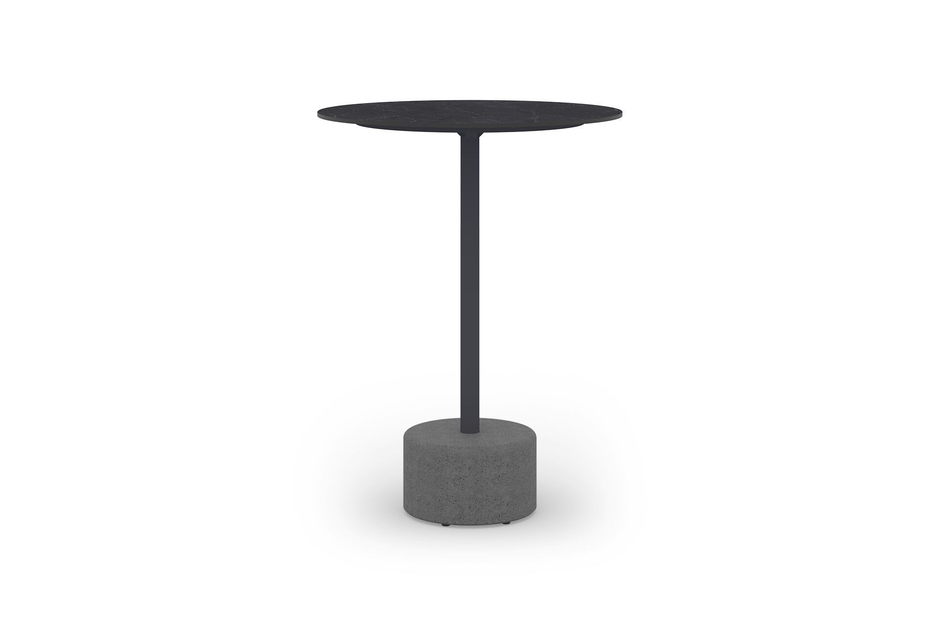Круглый стол с верхней частью HPL и каменным основанием MAMAGREEN Glyph ARCH-00064911 - Вид №4