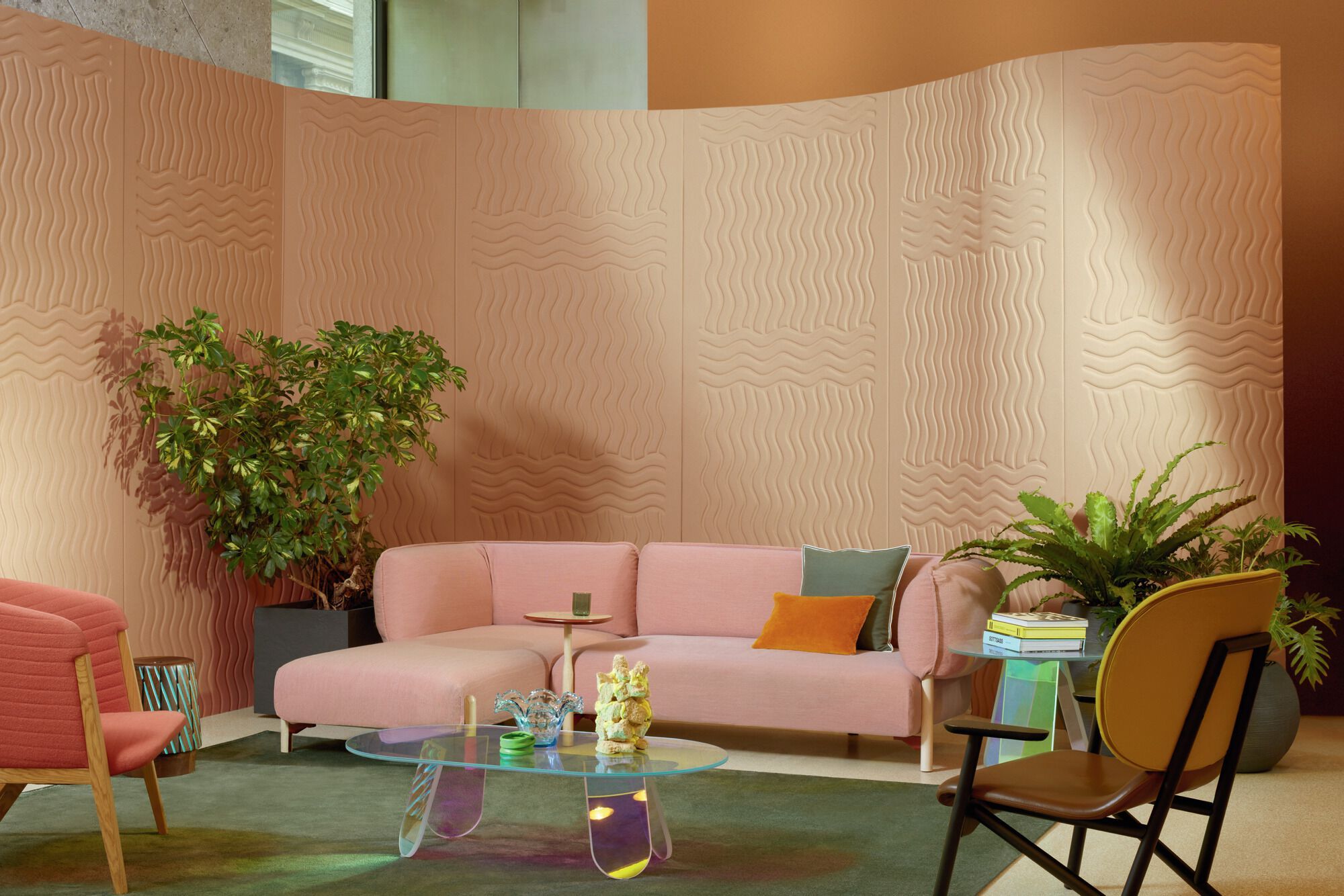 Шерстяная настенная ткань Élitis Forms ARCH-00061858 - Вид №3