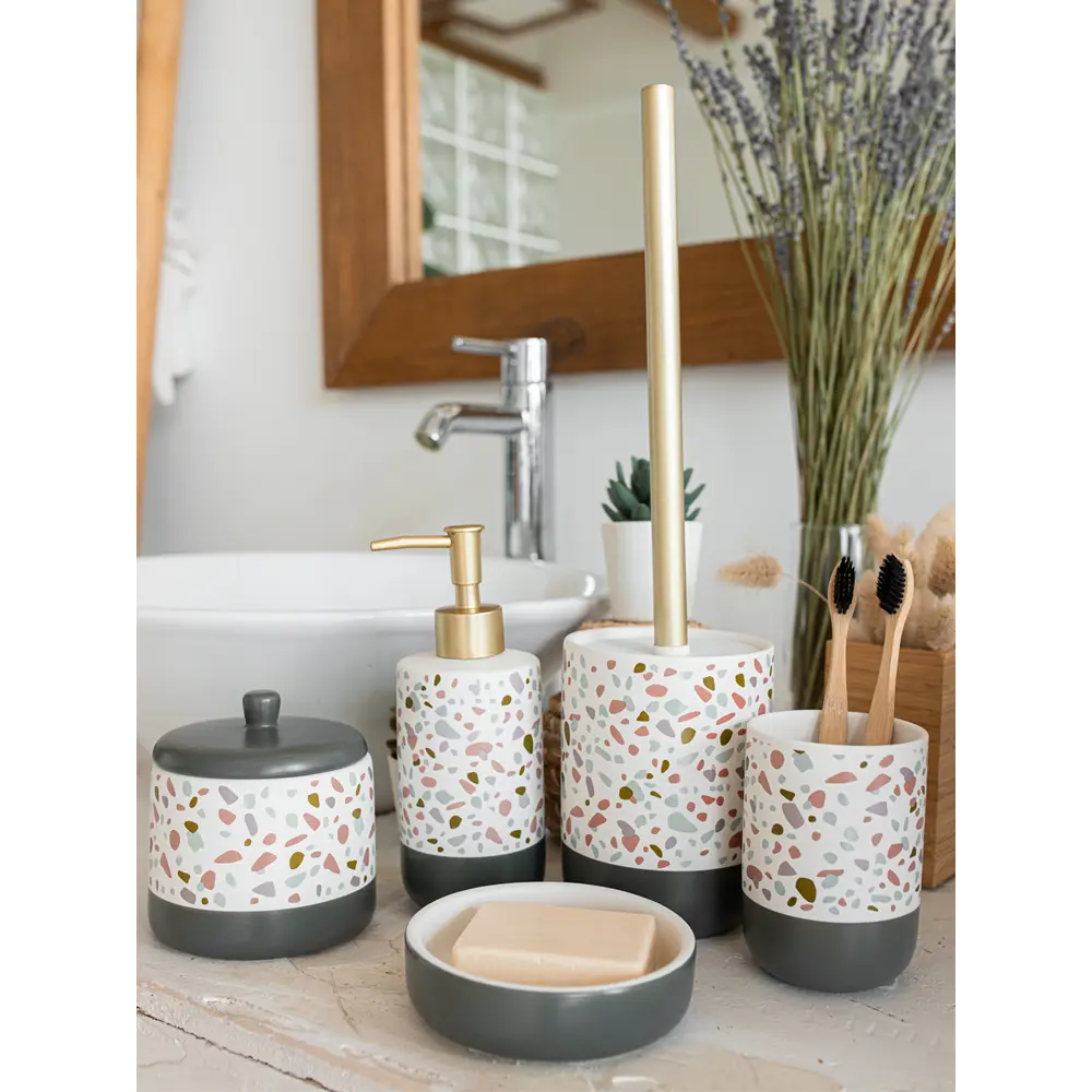 Мыльница Proffi Home Terrazzo керамика STLM-2107111 - Вид №3