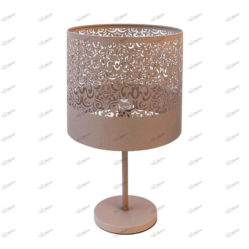 Лампа настольная кофейного цвета Seven Fires "Карвед" 39204.04.83.01C SEVEN FIRES КАРВЕД 00-3907866 Коричневый 