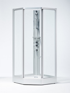 639580 IFO Душевая кабина пятиугольная сплошная SKP NK, в сборе SKP VK 900 x 900 std