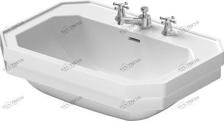 0438700000 Подвесная раковина настенная овальная Duravit 1930 Series