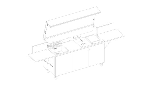 7555002 Finalmente Induction + станция для приготовления теппана 7555002 Fosterspa  - Вид №5