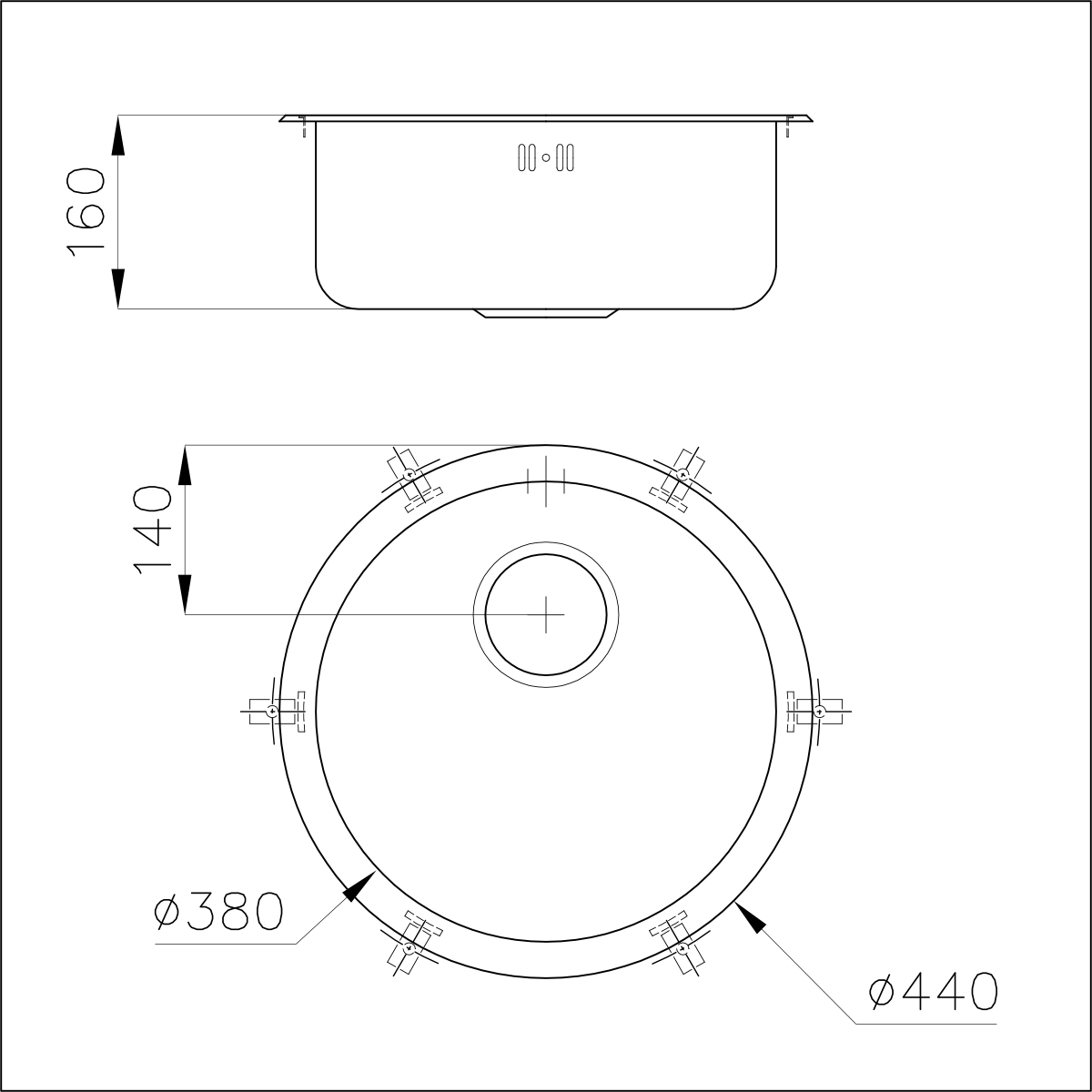 1010068 Мойка Circolari 1010 068 Fosterspa  - Вид №1