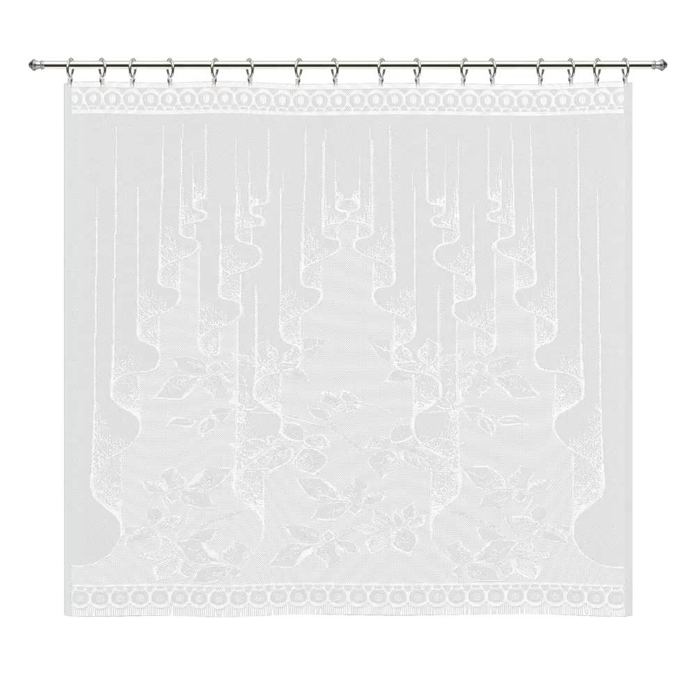 Santreyd Занавеска для кухни Листопад 170×160 см - элегантная белоснежность 13759884 STLM-0003747