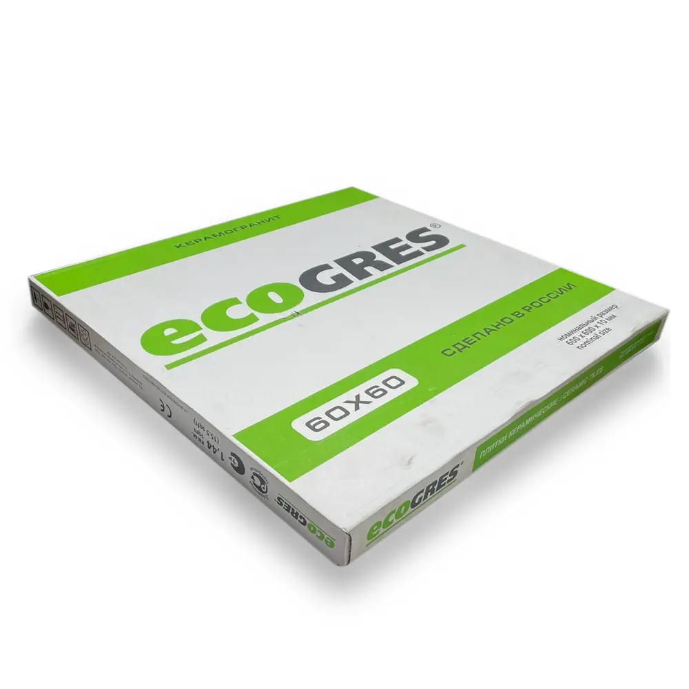 Керамогранит ECOGRES EM10 60×60 см матовый черный для стен 83882076 EcoGamma STLM-0045383 - Вид №11