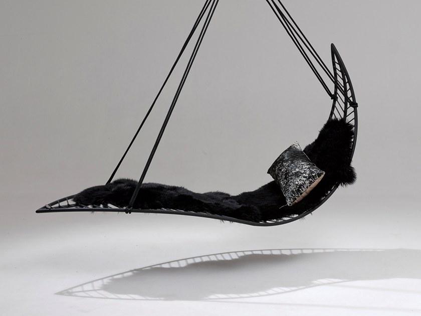 Studio Stirling Подвесное сиденье с 1 сиденьем из стали с порошковым покрытием Leaf sun-id-1451865 - Вид №3