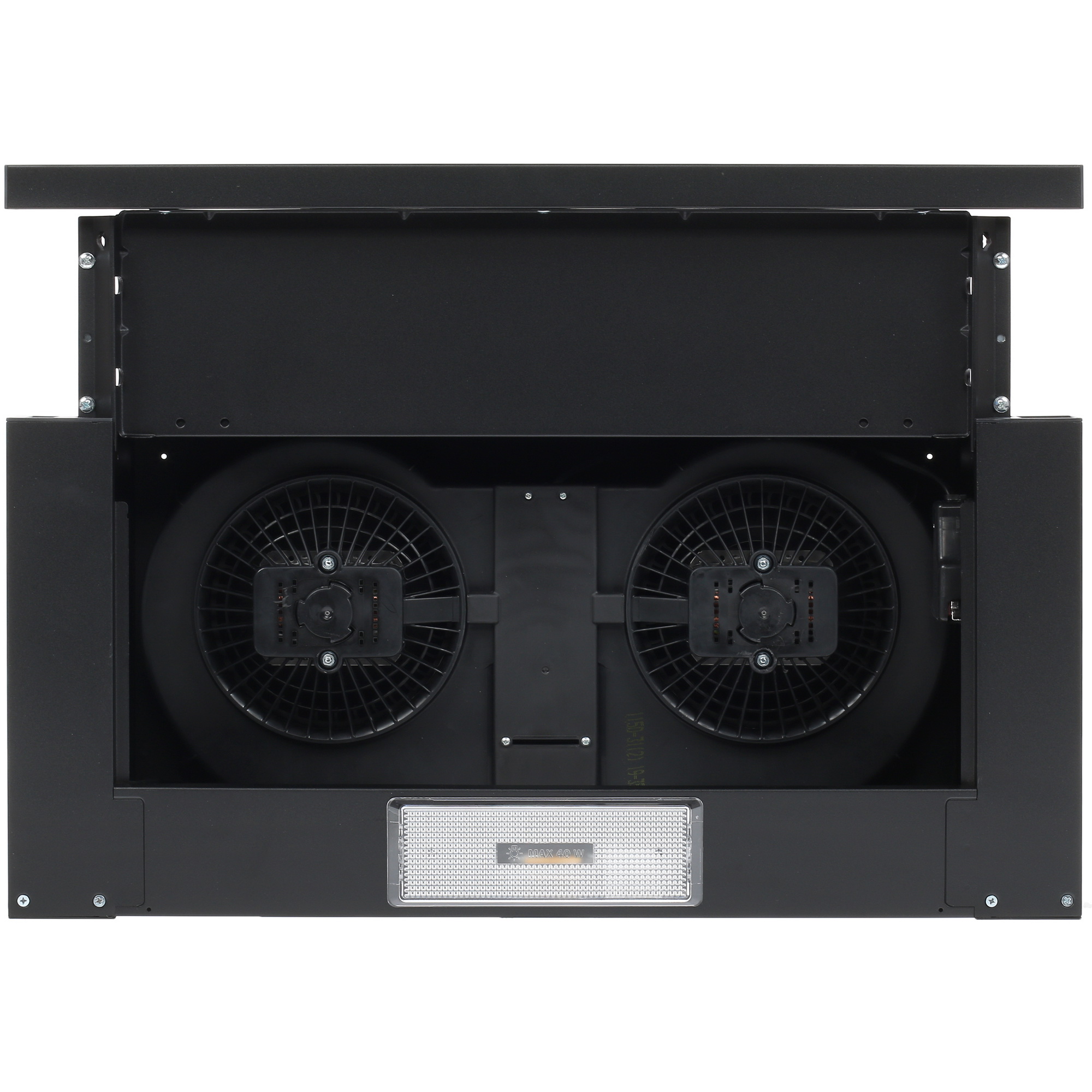 1607103 Вытяжка телескопическая KRONA KAMILLA 600 Glass черный/черный STDN-0145655 - Вид №10