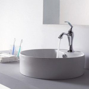 KCV142-KEF15001CH Накладная раковина на столешницу  прямоугольная Krausru