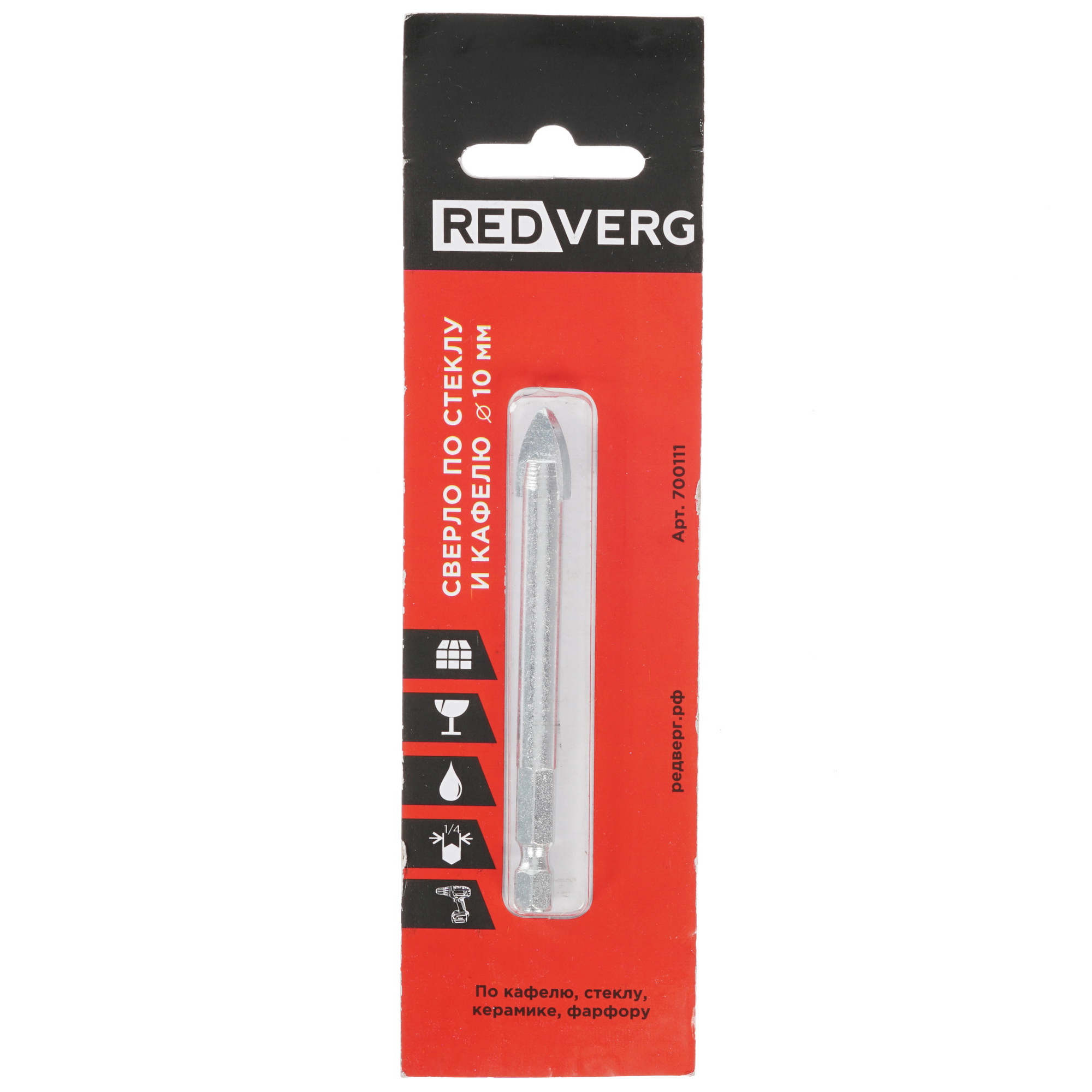 Сверло стреловидное RedVerg 700111 1204064 STDN-0022419