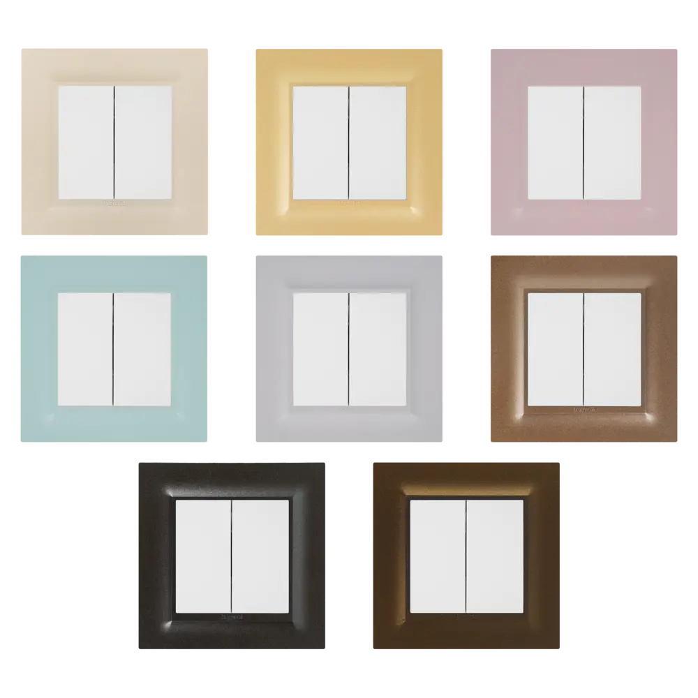 82064674 Выключатель встраиваемый Legrand Structura 2 клавиши, цвет белый STLM-0018658 - Вид №1