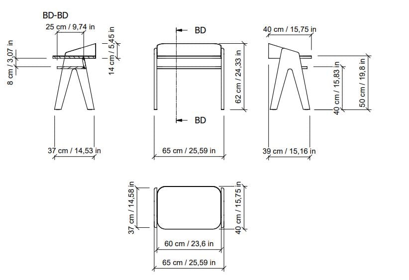 Деревянная прикроватная тумбочка со стеклянной столешницей с эффектом мрамора Morica Design BAVERO ARCH-00151231 - Вид №24