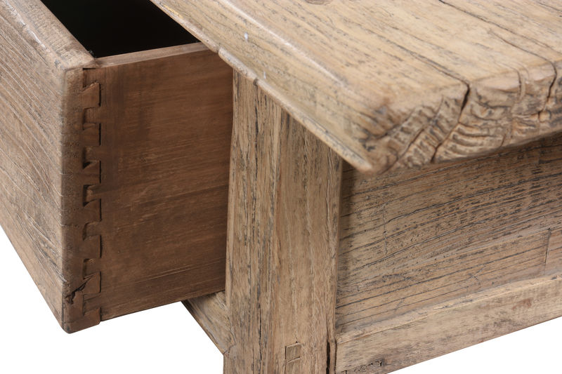 FUBR056 Винтажная консоль из вяза ijlbrown  - Вид №4