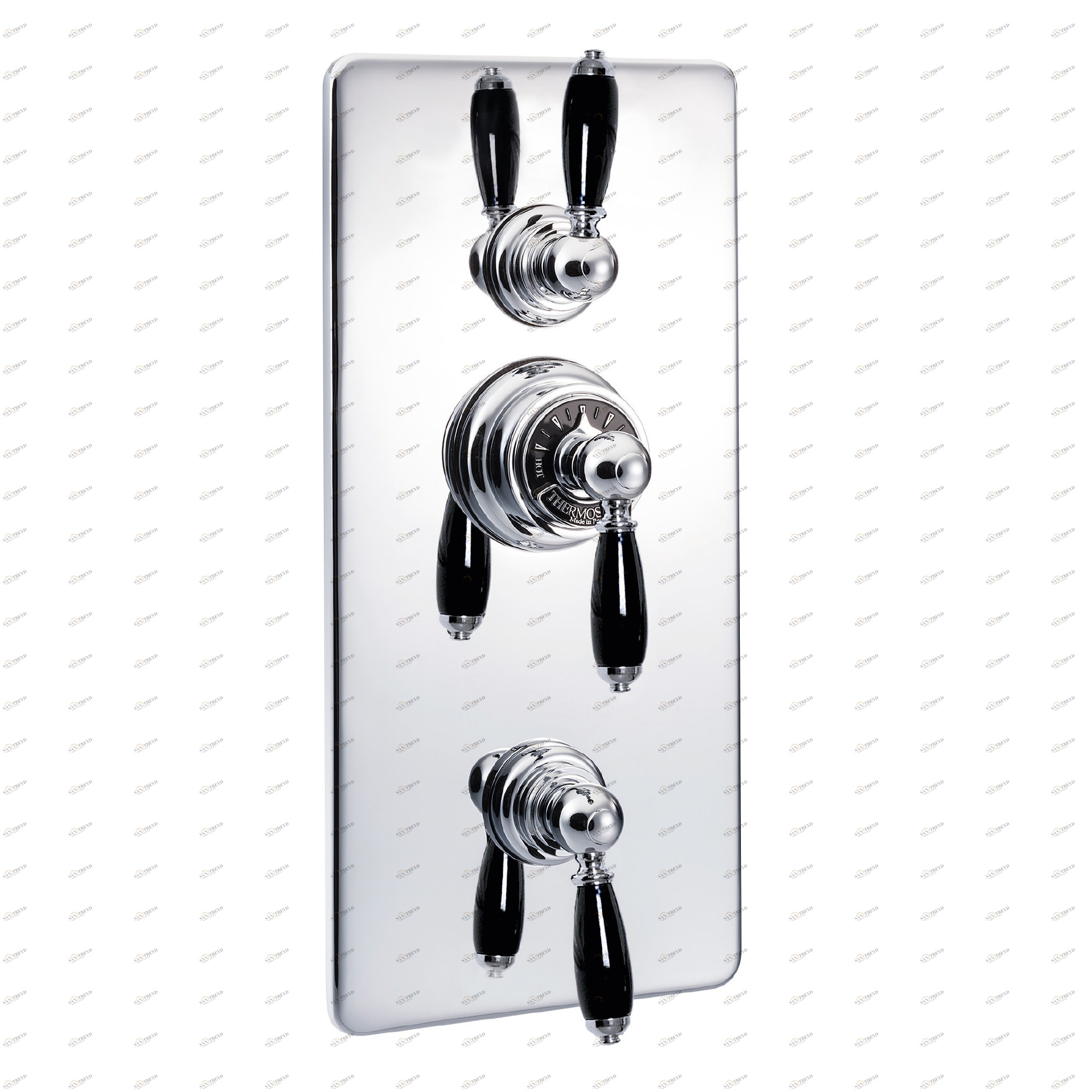 Traditional bathrooms Термостатический смеситель для душа с накладкой Tb771.514bl.bn 