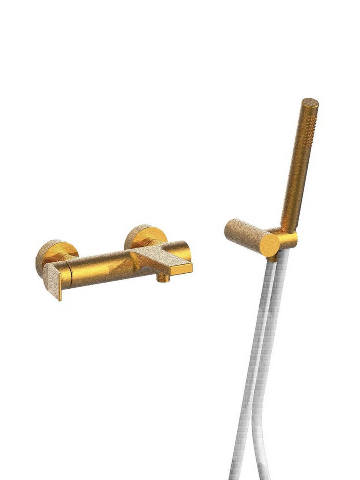 Однорычажный смеситель для ванны с ручным душем Rubinetterie Frattini Gintonic ARCH-00121133 - Вид №16