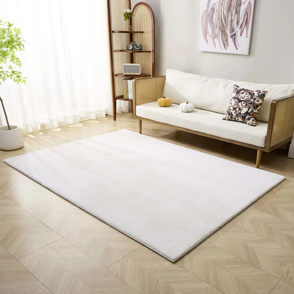 Ковер Cashmere 160x230 см полиэстер XMR-05 цвет белый 89389017 STLM-2183377 Santreyd 